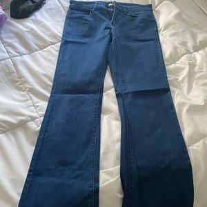 Flare denim jeans